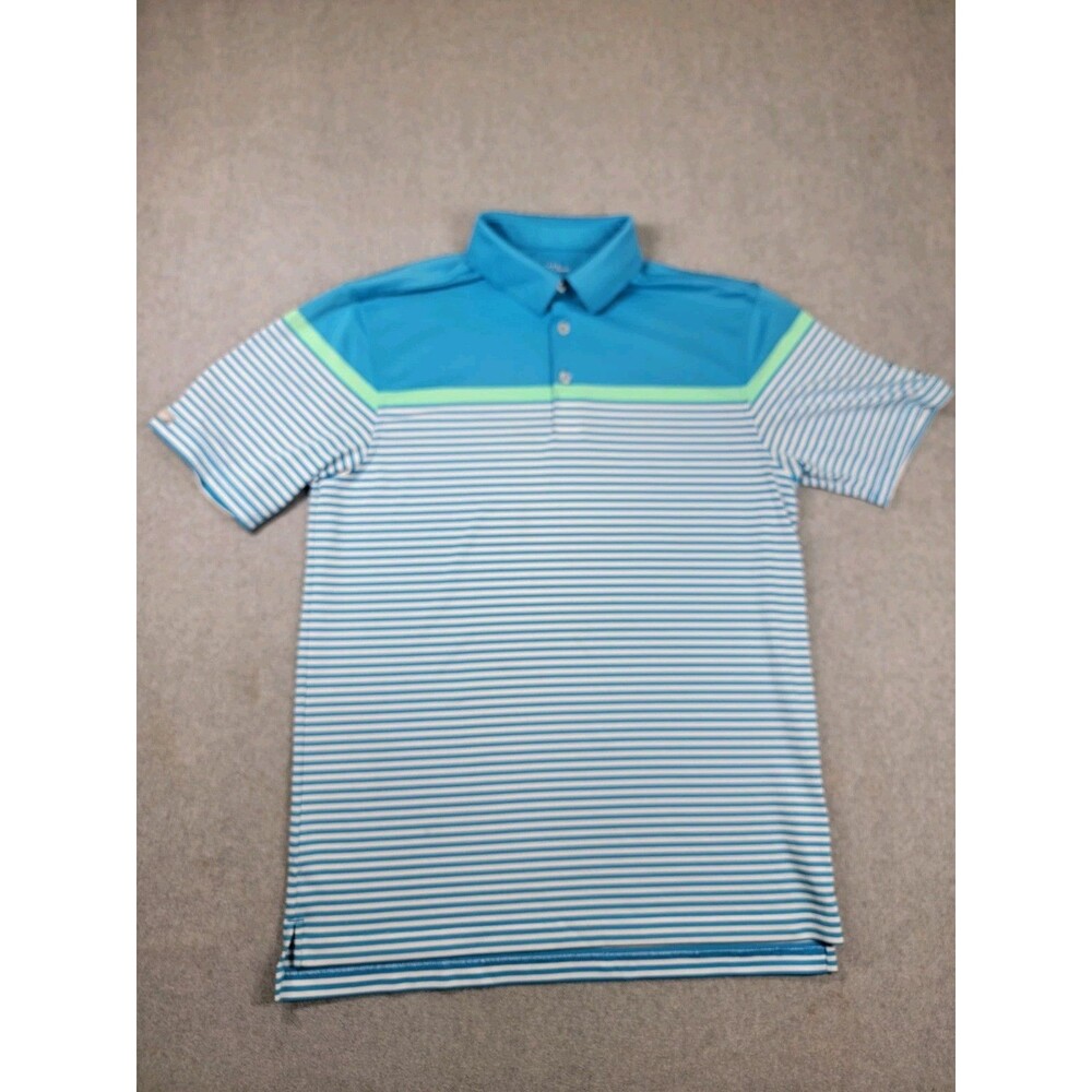 Straight Down Polo Shirt Mens 2XL Purple Camo Performance Stretch Golf Logo Dad